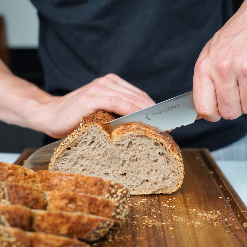 Couteau à pain 20cm | CookingTotem®️ | Acier allemand