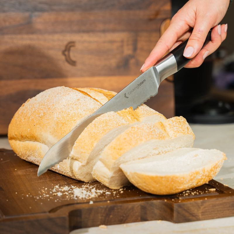 Couteau à pain 20cm | CookingTotem®️ | Acier allemand