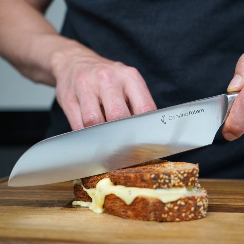 Couteau Santo 18cm | CookingTotem®️ | Acier allemand